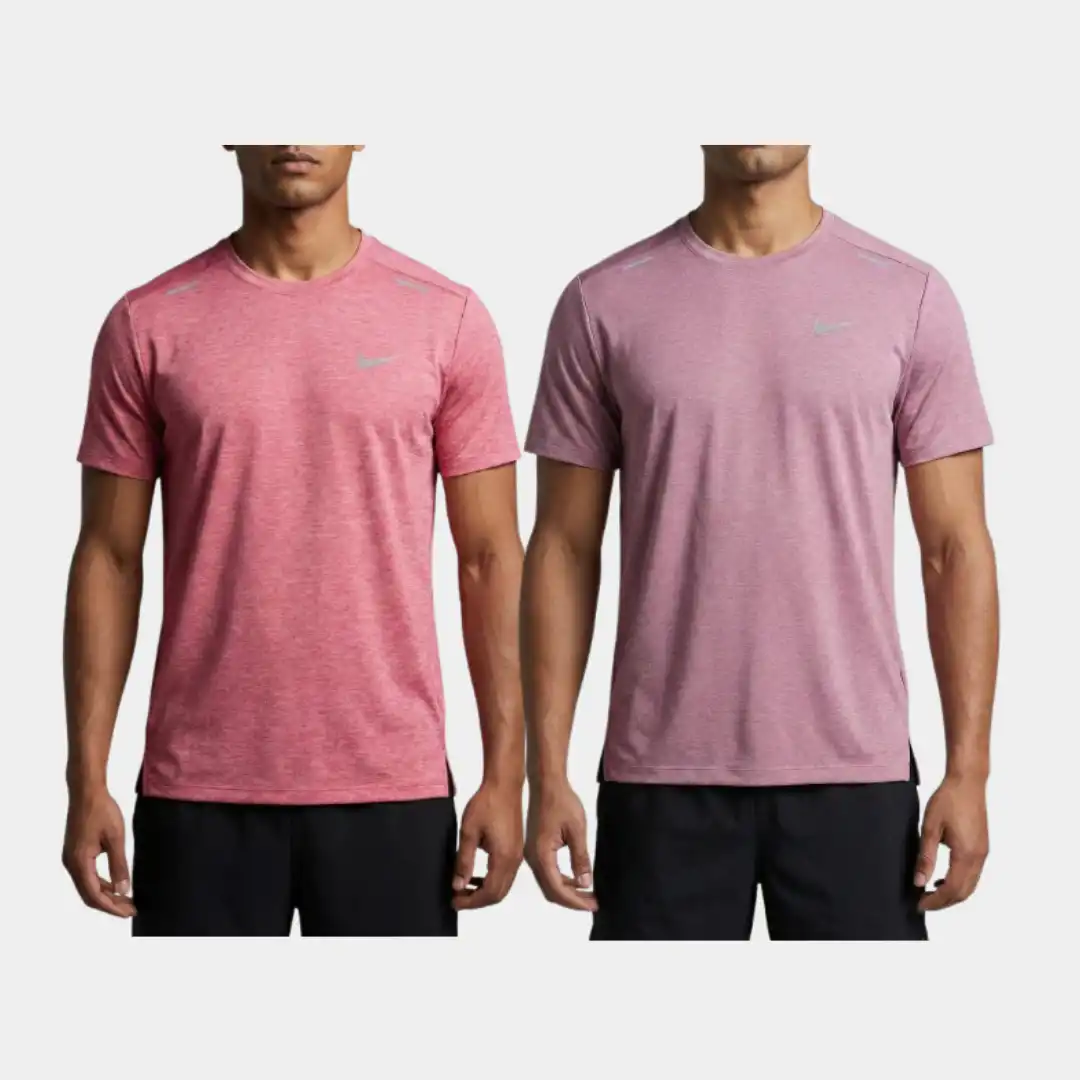 2 Pcs T-shirt ( Candy Pink/Pink )